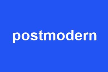 postmodern