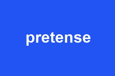 pretense