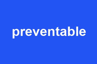 preventable