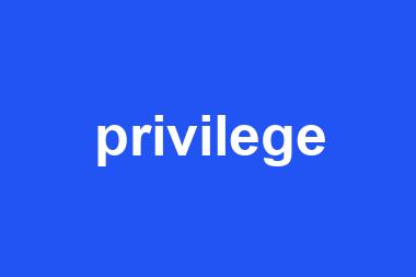 privilege