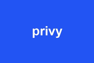 privy