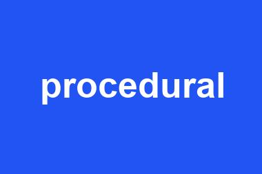 procedural