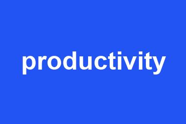 productivity