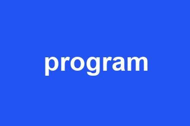 program