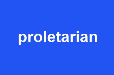 proletarian