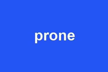 prone