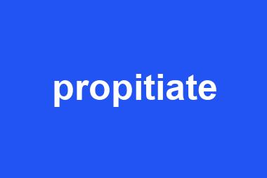 propitiate