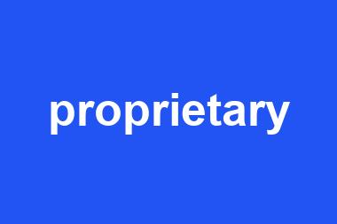 proprietary