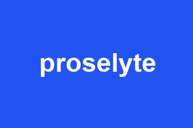 proselyte