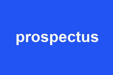 prospectus