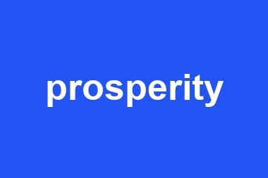 prosperity