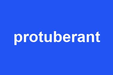 protuberant