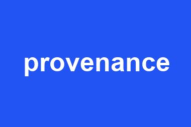 provenance