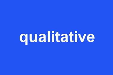 qualitative