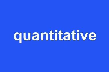 quantitative