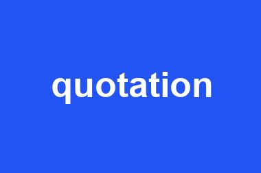 quotation