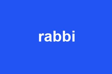 rabbi