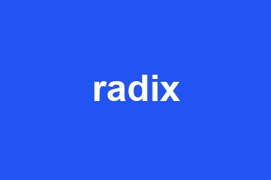 radix