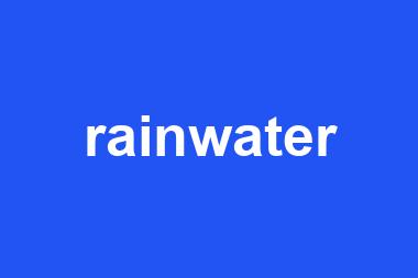 rainwater