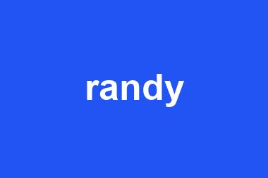 randy