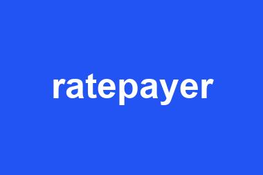 ratepayer