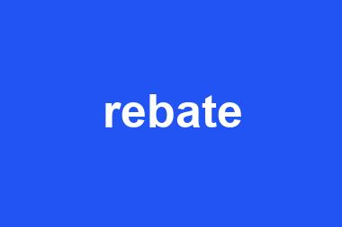 rebate