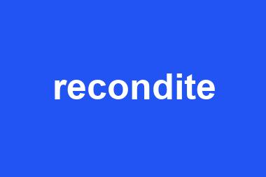 recondite