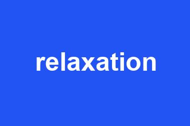 relaxation