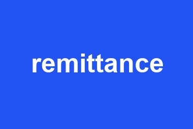 remittance