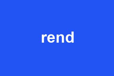 rend