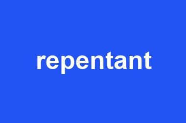 repentant