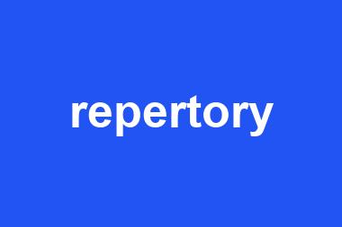 repertory