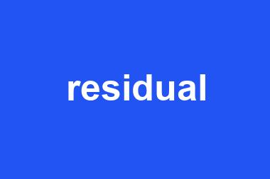 residual