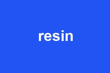 resin