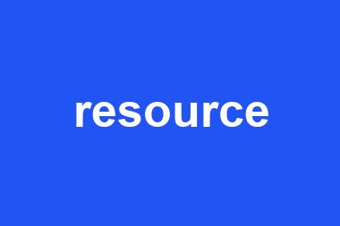 resource