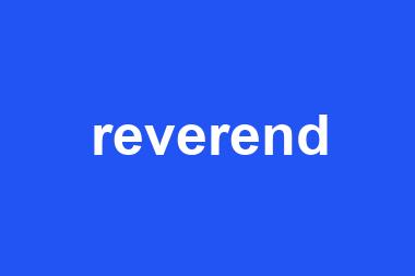 reverend