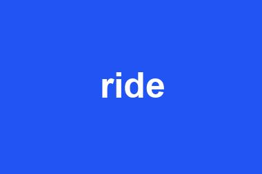 ride