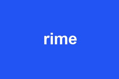 rime