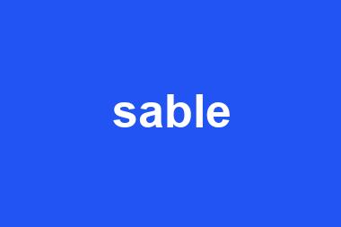 sable