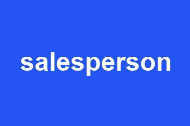 salesperson