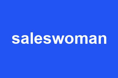 saleswoman