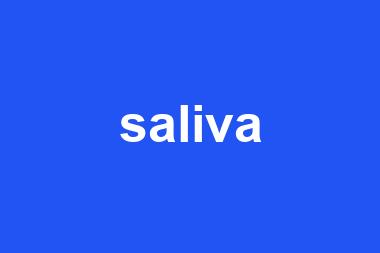 saliva