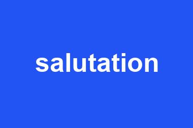 salutation