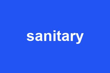 sanitary