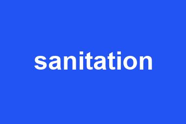 sanitation