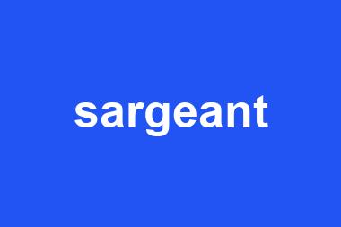 sargeant