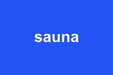 sauna