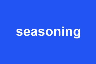 seasoning