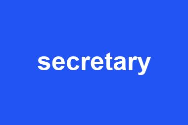 secretary