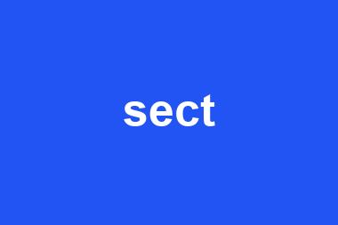 sect